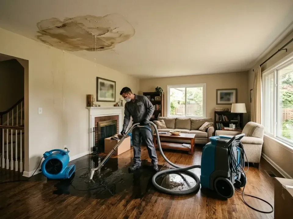 attic-pipe-burst-ceiling-drip-008 — frequently asked questions, Water Damage Restoration & Carpet Care in New Canaan, CT